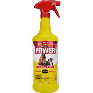 Durvet Power® 031020 Fly Spray & Wipe, 32 oz, For Dog & Horse
