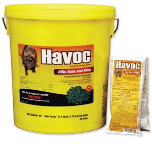 Durvet Neogen® 116372 Havoc® Rodenticide Bait Pellet, 50 gm, For Rats