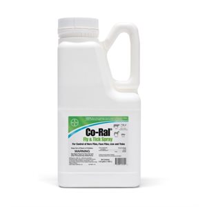 Durvet Bayer Co-Ral® 713130 Fly & Tick Spray, 0.5 gal, Brown, For Dairy Cattle