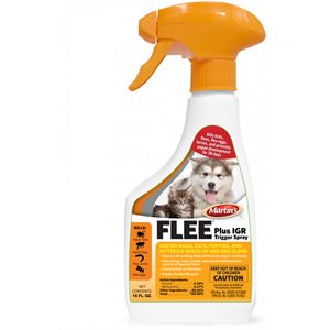 Control Solution Martin´s® 0315 Trigger Spray Consumer Flee® Plus IGR Insecticide, 16 oz, Clear, For Dog & Cat 8 Weeks & Older