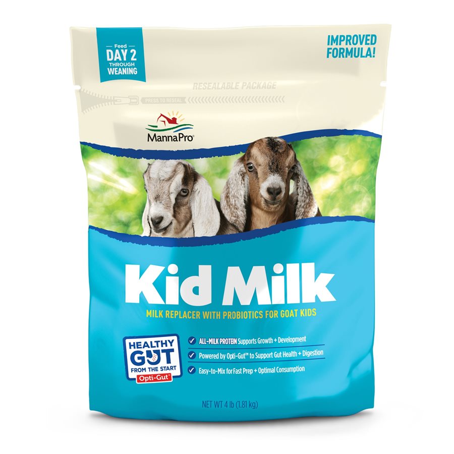 Manna Pro® 0094030209 Kid Milk Replacer with Probiotic, 4 lb, For Goat