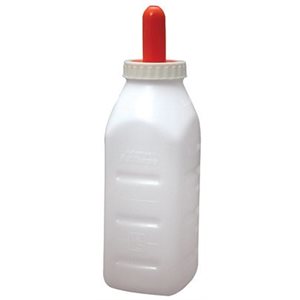 Milk Specialities E-Z Nurse™ 973 Bottle Set with Nipple, 2 qt, For Livestock