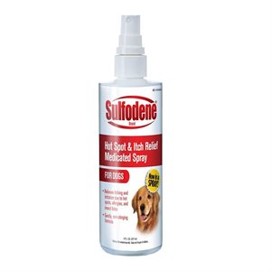Farnam® Sulfodene® 100515778 Medicated Hot Spot & Itch Relief Spray, 8 oz, For Dog