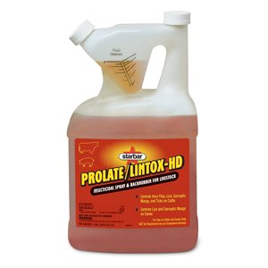 Farnam® Starbar® Prolate / Lintox HD™ 61200C Pour-On Insecticidal Spray & Backrubber, 1 gal, Multi-Color, For Cattle & Pig