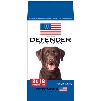 Hi-Tek Rations Sunshine Mills® HTD21850 Defender 21 / 8 Dry Food, 50 lb, For Dog