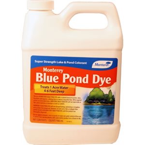 Monterey LG1165 Pond Dye Coloring Agent, 32 oz, Black to Dark Blue