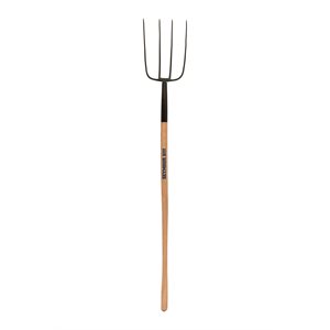Manure Fork 4 Tine w / Wood Hdl (49274)