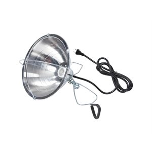 Miller Little Giant® 170017 Brooder Reflector Lamp, 300 W, 125 V, Silver