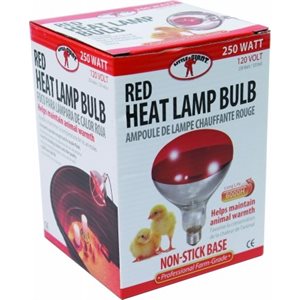 Miller Little Giant® 170024 Red Heat Lamp Bulb, 250 W