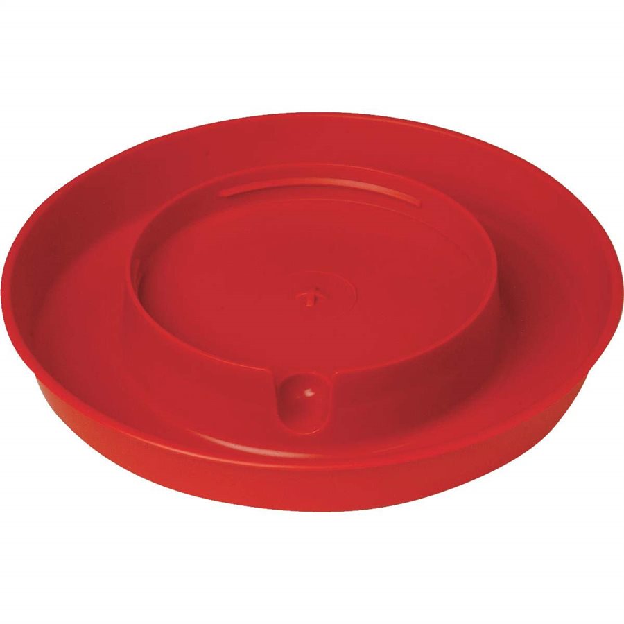 Miller Little Giant® Screw-On Poultry Waterer Base, 1 gal, Red