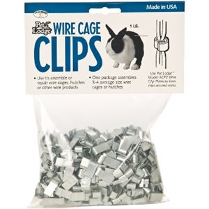 Miller Pet Lodge™ ACC1 Wire Cage Clip, 1 lb Bag, Metal