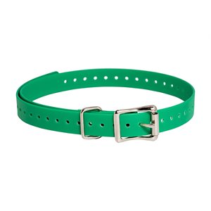 SportDog® Collar Strap, 3 / 4 inch, Green, Polyurethane Coated Nylon, Dog