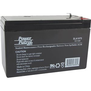 Interstate Batteries® SLA1075 General Purpose Rechargeable Sealed Lead Acid Replacement Battery, 7.5 A 12 V 8 Ah
