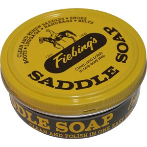 Fiebing's SOAP81T012Z Saddle Soap, 12 oz, Yellow