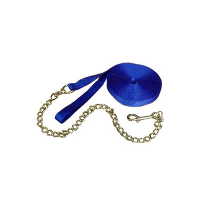 Lunge Line 30' W / Chain Blue