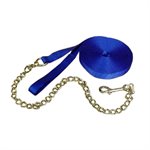 Lunge Line 30' W / Chain Blue