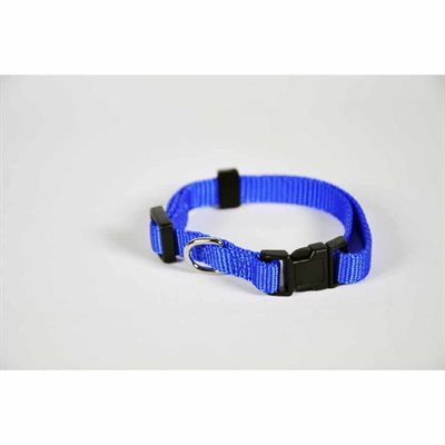 Valhoma® Quick-Fit Adjustable Collar, 3 / 8 inch x 8-12 inch, Blue, For Dog