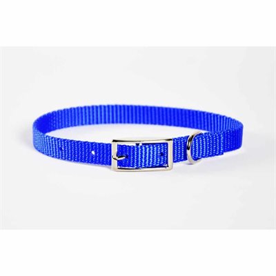 Valhoma® 380 10 BL Single Layer Collar, 3 / 8 inch x 10 inch, Blue, For Dog