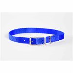 Valhoma® 380 10 BL Single Layer Collar, 3 / 8 inch x 10 inch, Blue, For Dog