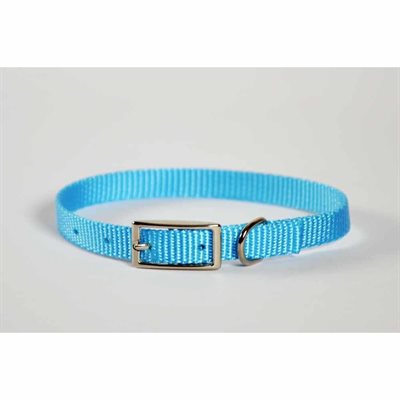 Valhoma® 380 10 TQ Single Layer Collar, 3 / 8 inch x 10 inch, Turquoise, For Dog