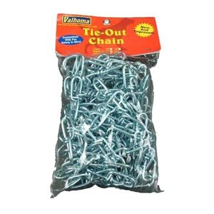 TieOut Chain W / End Snap 20' Heavy