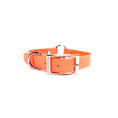 Collar 1" x 24" Plastic Center Ring Hot Orange