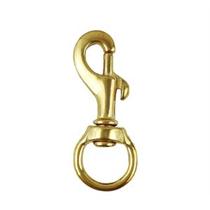 3--1 / 4"X5 / 8" SOLID BRASS SNAP (3)